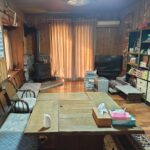 1階のダイニング薪ストーブ (キッチン)